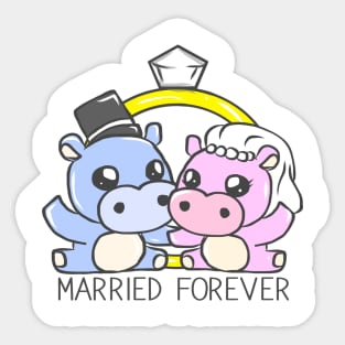 Wedding marriage marriage marriage married Sticker